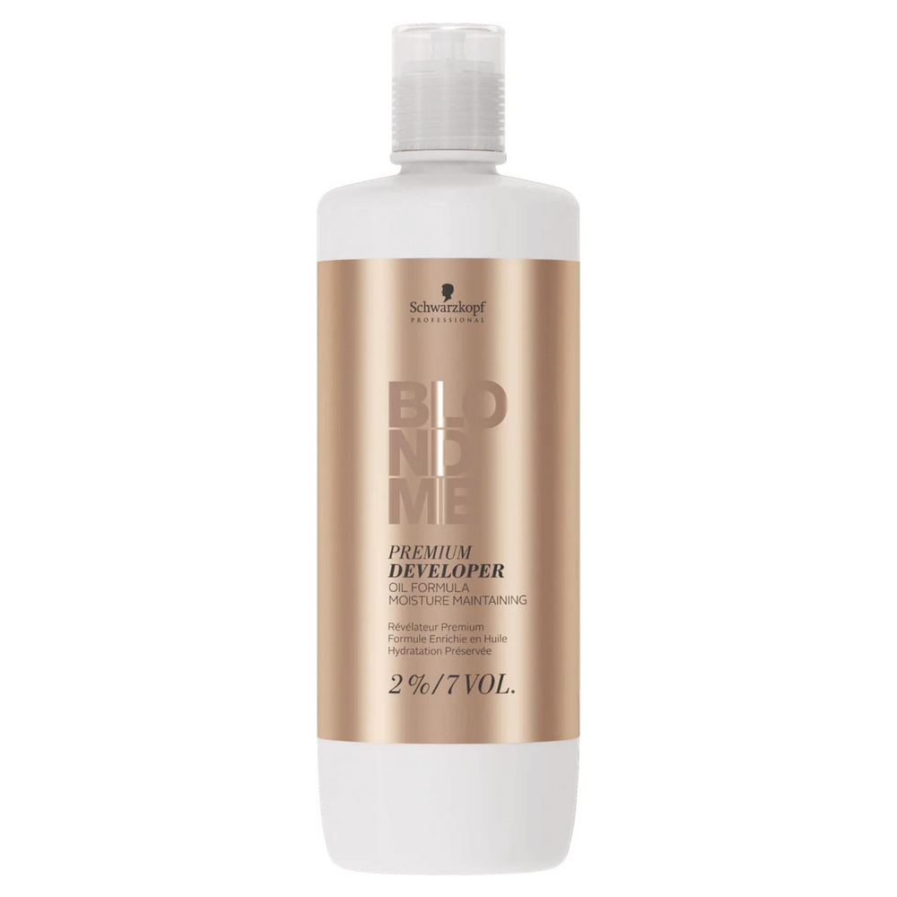 SCHWARZKOPF PROFESSIONNEL_Blond Me - Révélateur Premium 7 volume 2%_1L-_Gisèle produits de beauté