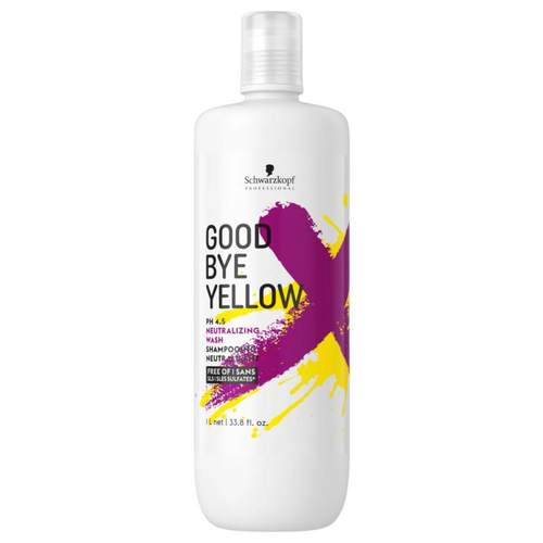 SCHWARZKOPF PROFESSIONNEL_Good bye Yellow - Shampooing neutralisant_1L-_Gisèle produits de beauté