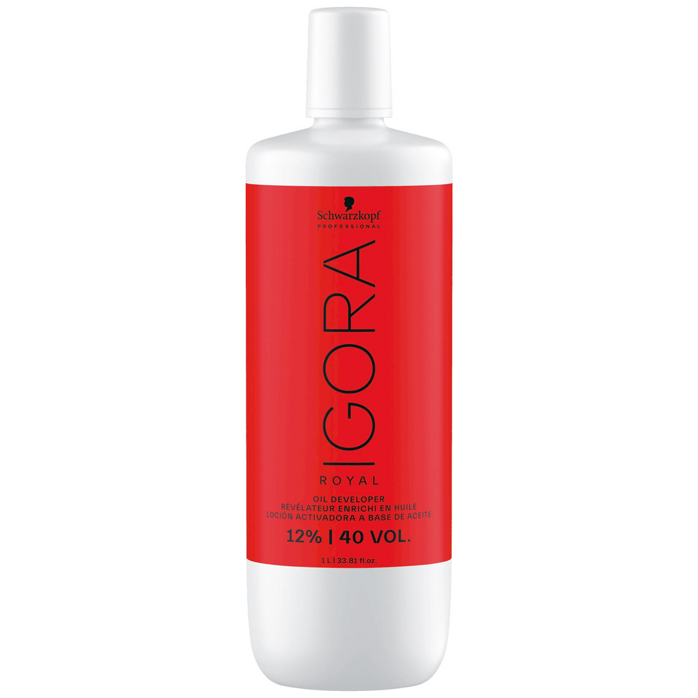 SCHWARZKOPF PROFESSIONNEL_Igora Royal - Révélateur enrichi en huile_1L-12%-40 Volume_Gisèle produits de beauté