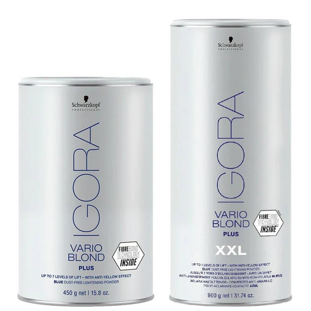 SCHWARZKOPF PROFESSIONNEL_Igora Royal Vario Blond Plus - Poudre éclaircissante compacte bleue_-_Gisèle produits de beauté