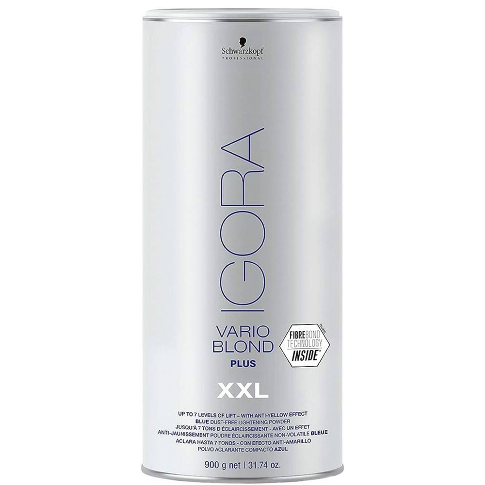 SCHWARZKOPF PROFESSIONNEL_Igora Royal Vario Blond Plus - Poudre éclaircissante compacte bleue_31.7oz/ 900g-_Gisèle produits de beauté