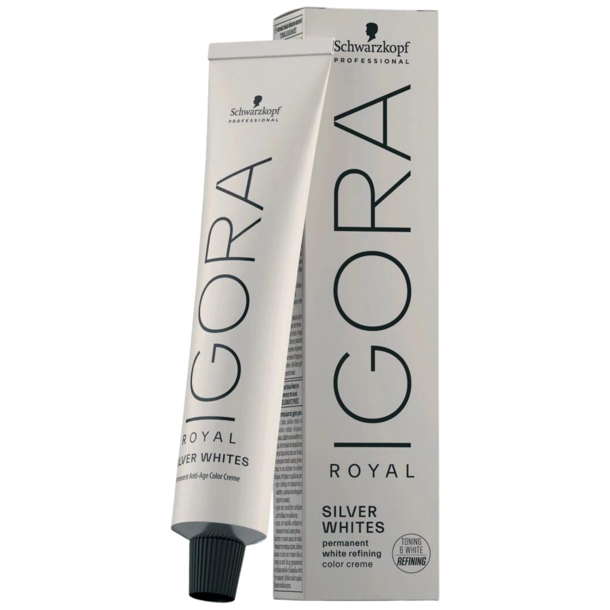 SCHWARZKOPF PROFESSIONNEL_Absolutes Silver Whites - Nuanceur sublimateur cheveux blancs et gris_-_Gisèle produits de beauté