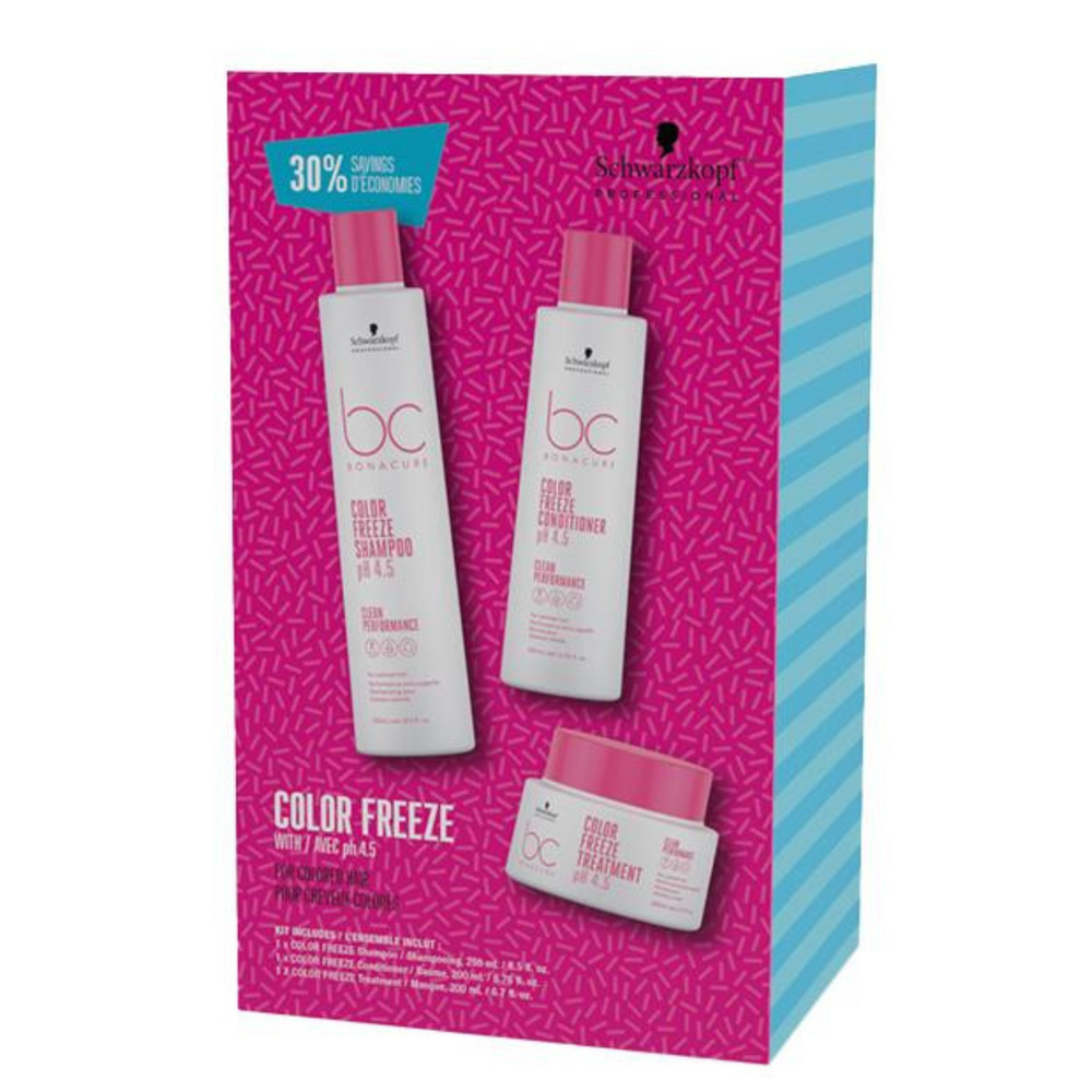 SCHWARZKOPF PROFESSIONNEL_Trio des fêtes - Color freeze_-_Gisèle produits de beauté