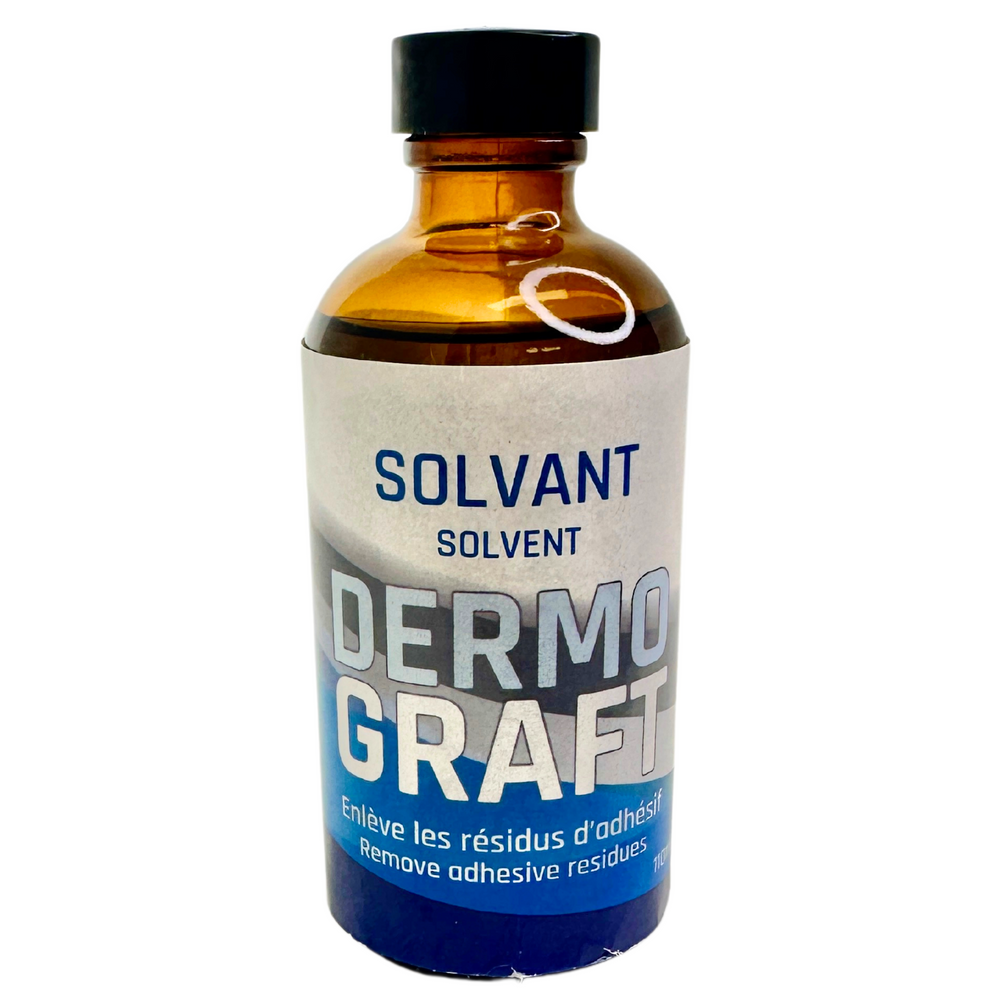 Solvant Dermo Graft-Attaches, adhésif et dissolvant pour pièces||Clips, adhesives and removers for hair pieces-HAIRSKEEN-110ml-Gisèle produits de beauté