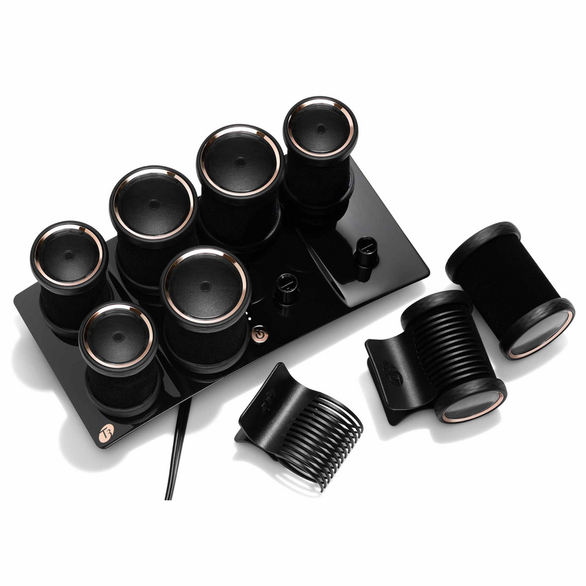 T3_Volumizing Hot Rollers Luxe - Ensemble de rouleaux chauffants 38mm et 44mm_-_Gisèle produits de beauté