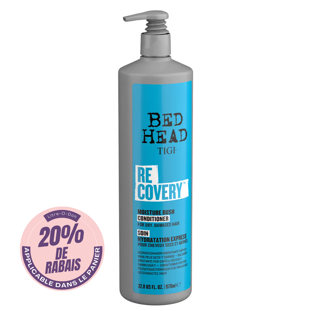 TIGI - BED HEAD_Recovery - Revitalisant hydratation express_970ml-_Gisèle produits de beauté