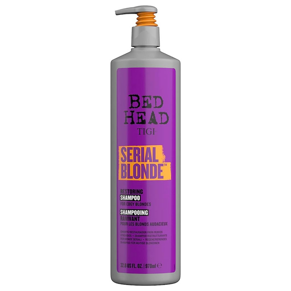 TIGI - BED HEAD_Serial Blonde - Shampooing ravivant_970ml-_Gisèle produits de beauté