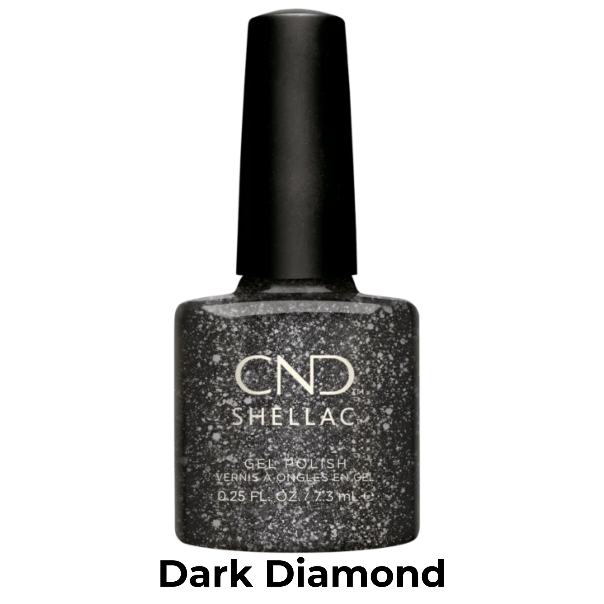 Vernis Shellac U.V-Vernis au gel||Gel Nail Polish-CND SHELLAC-7.3ml-Dark diamond-Gisèle produits de beauté