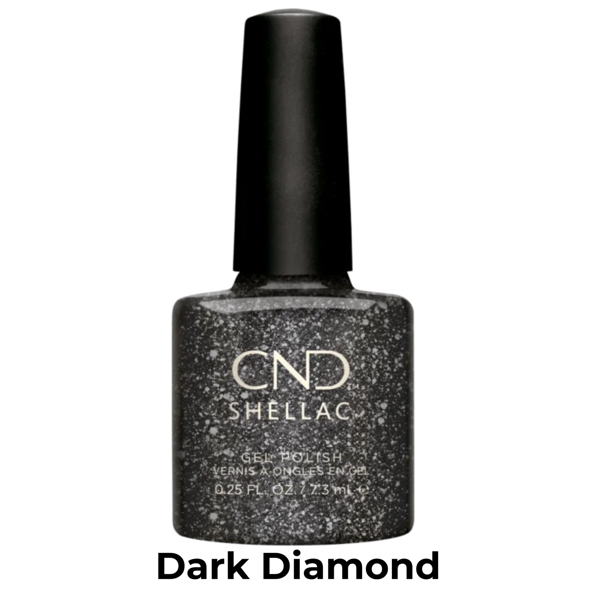 Vernis Shellac U.V-Vernis au gel||Gel Nail Polish-CND SHELLAC-7.3ml-Dark diamond-Gisèle produits de beauté