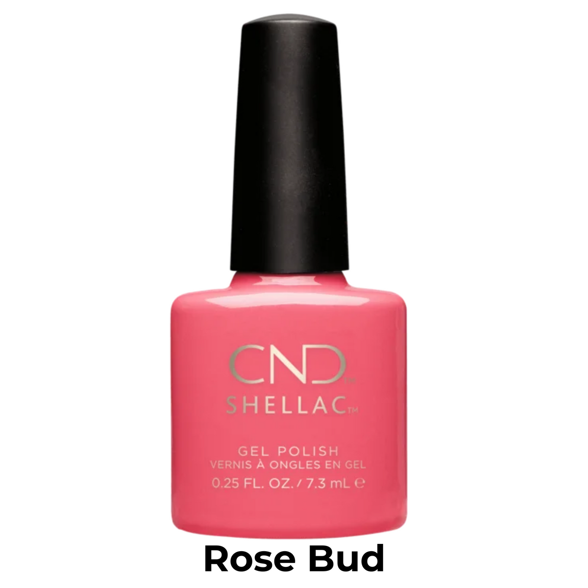Vernis Shellac U.V-Vernis au gel||Gel Nail Polish-CND SHELLAC-7.3ml-Rose bud-Gisèle produits de beauté