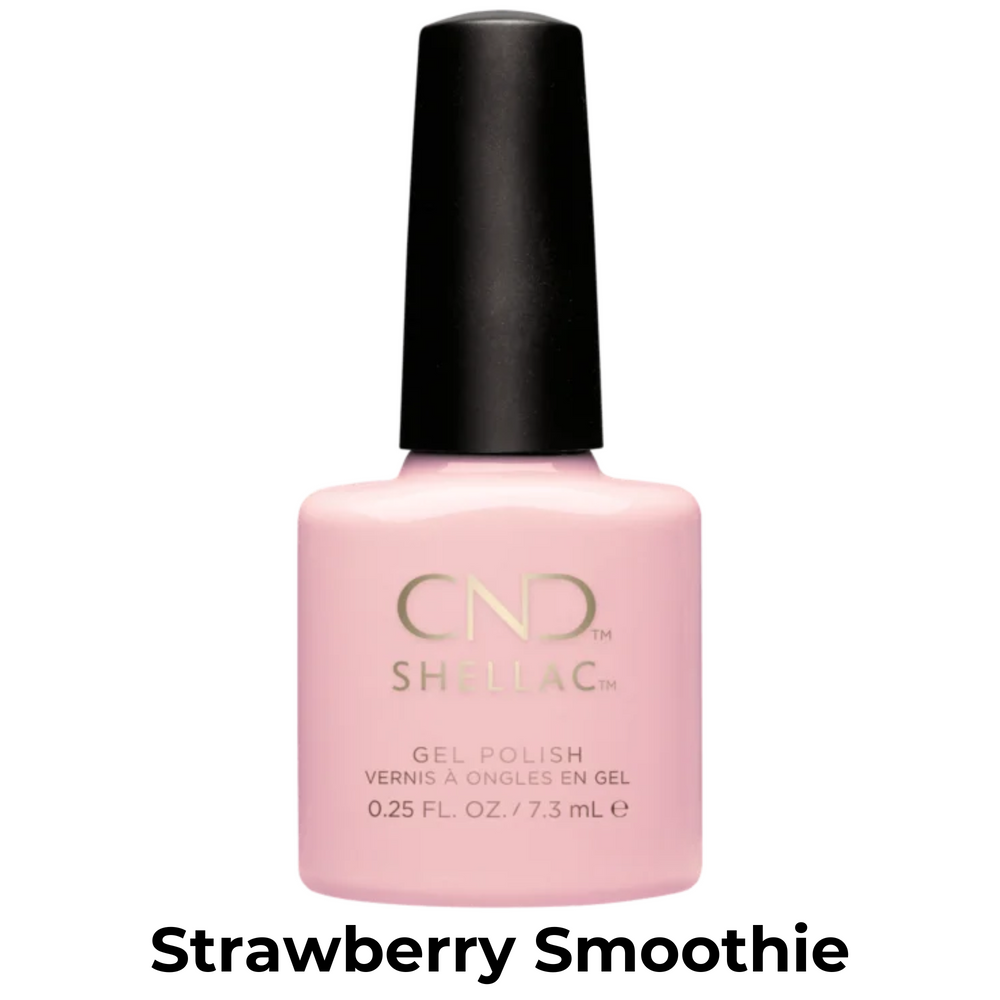 Vernis Shellac U.V-Vernis au gel||Gel Nail Polish-CND SHELLAC-7.3ml-Strawberry smoothie-Gisèle produits de beauté