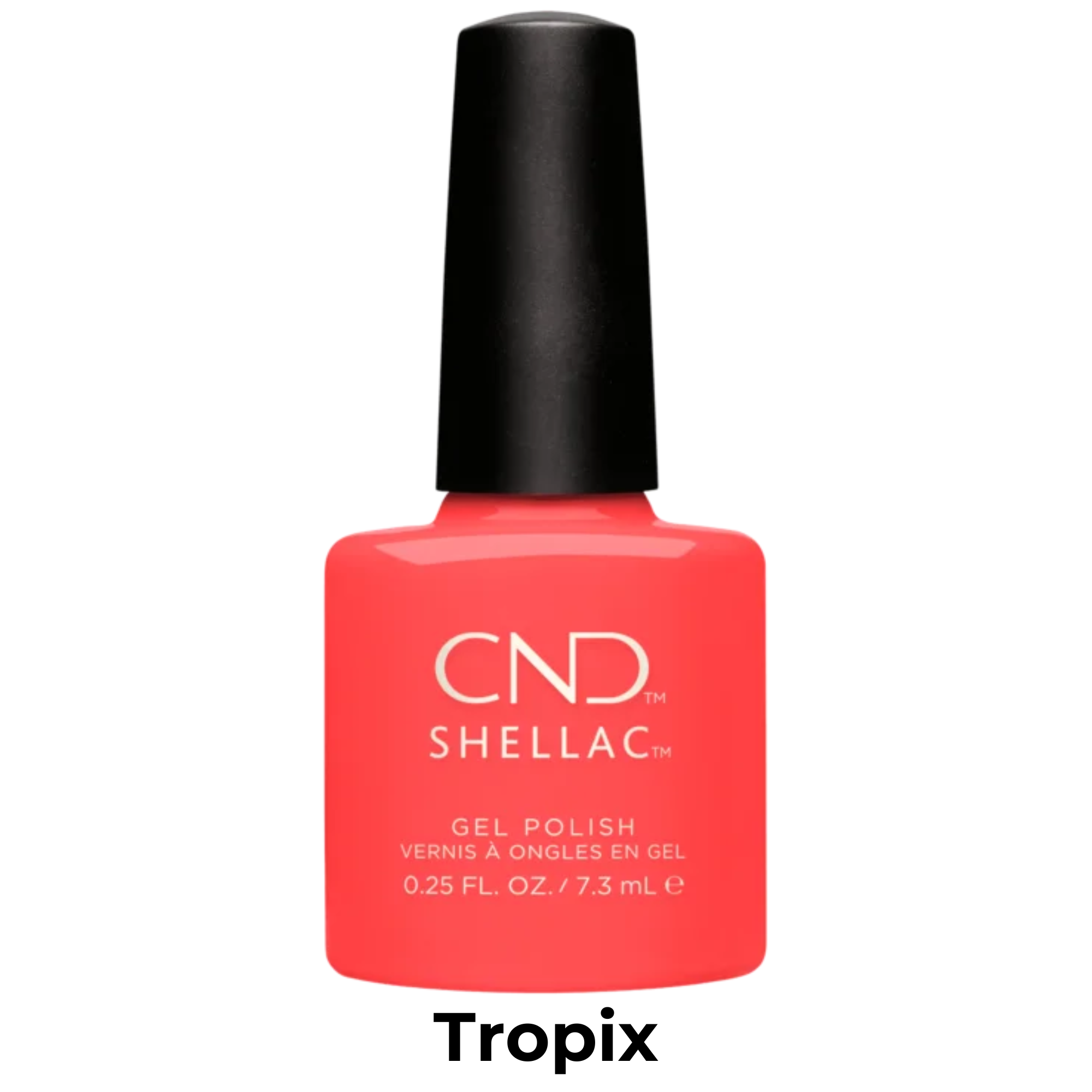 Vernis Shellac U.V-Vernis au gel||Gel Nail Polish-CND SHELLAC-7.3ml-Tropix-Gisèle produits de beauté