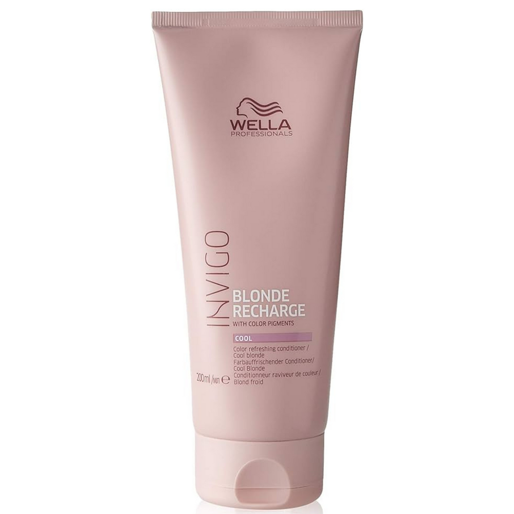 WELLA_Invigo Blonde Recharge - Revitalisant ravive couleur blond froid_200ml-_Gisèle produits de beauté