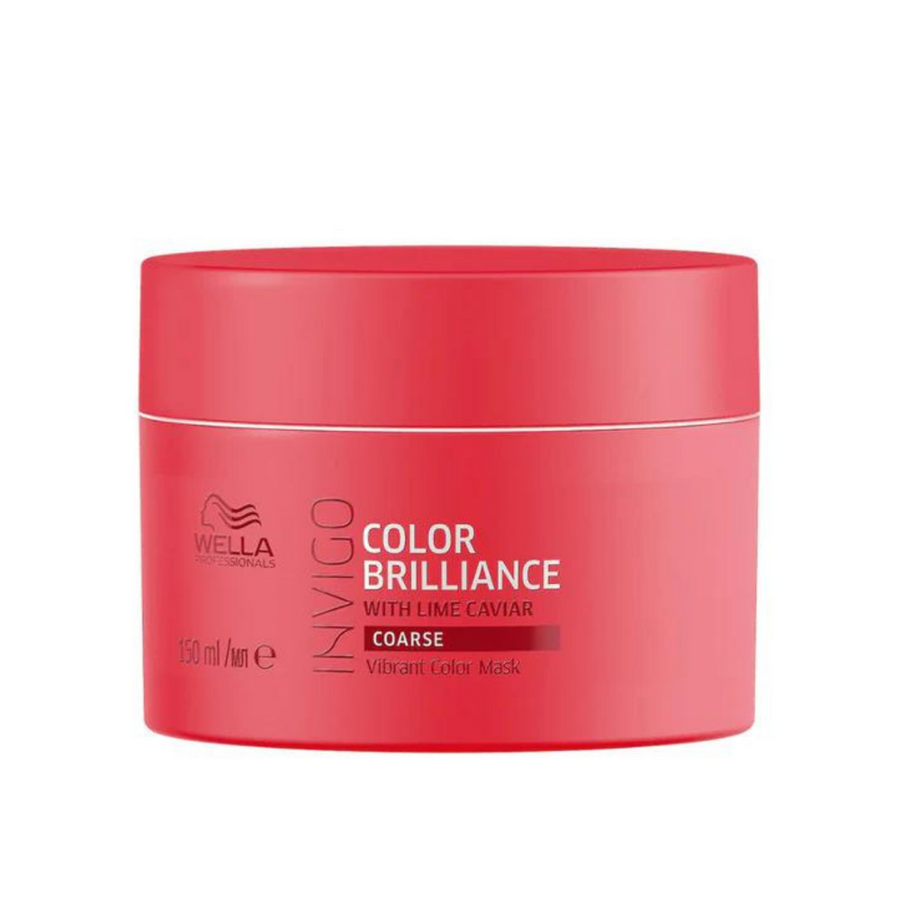 WELLA_Invigo Brilliance - Masque couleur vibrante cheveux épais_150ml-_Gisèle produits de beauté