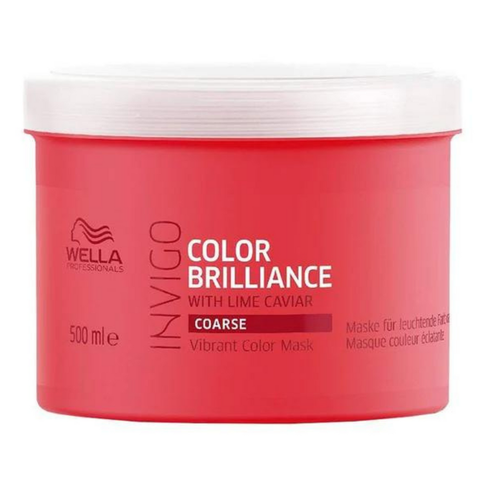 WELLA_Invigo Brilliance - Masque couleur vibrante cheveux épais_500ml-_Gisèle produits de beauté