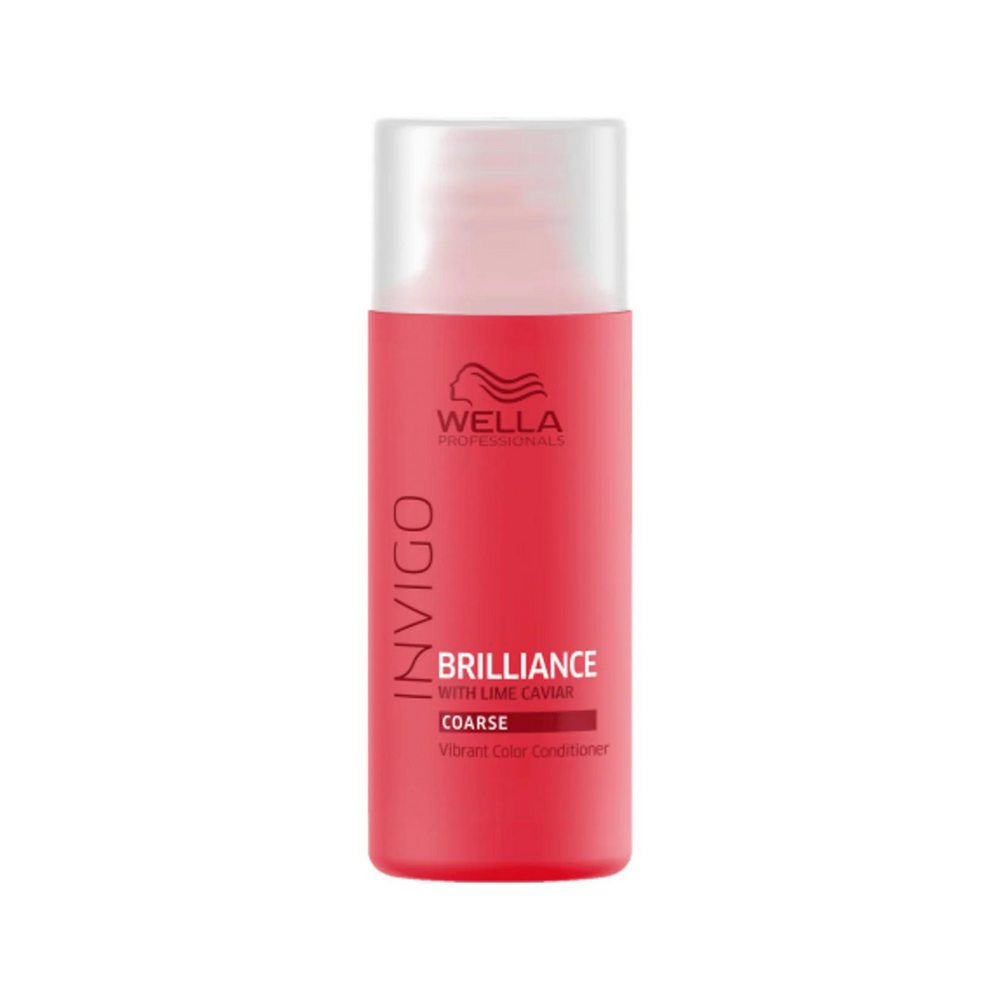 WELLA_Invigo Brilliance - Revitalisant couleur vibrante cheveux épais_50ml-_Gisèle produits de beauté