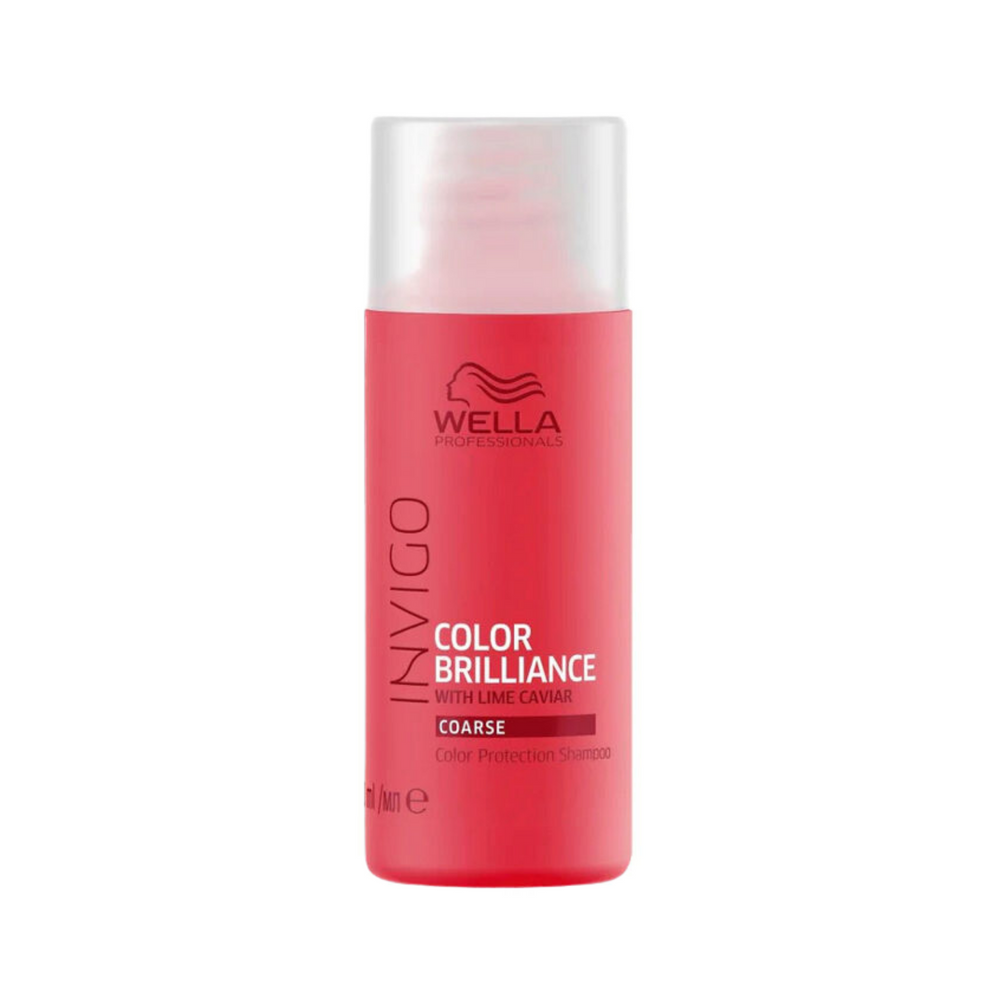 WELLA_Invigo Brilliance - Shampooing protecteur de couleur cheveux épais_50ml-_Gisèle produits de beauté