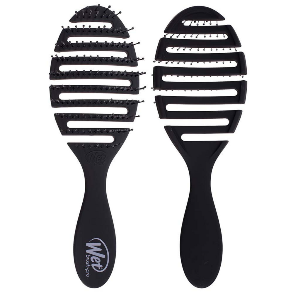 WET BRUSH_Pro Flex Dry - Brosse à séchage rapide ovale_Noir-_Gisèle produits de beauté