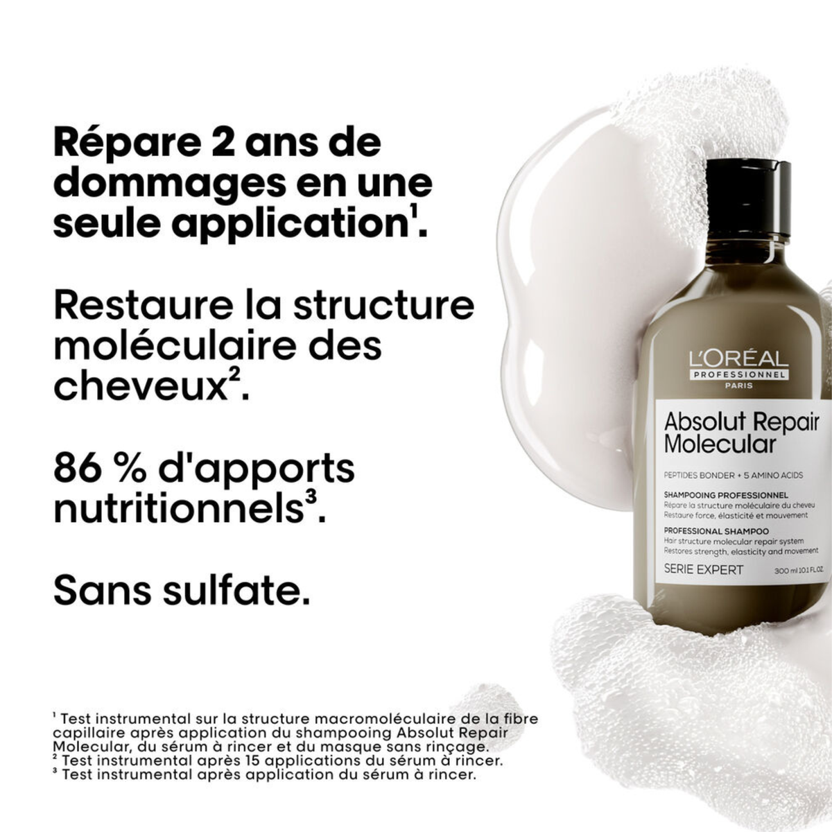 ABSOLUT REPAIR MOLECULAR - COFFRET DE NOËL ROUTINE SHAMPOOING, MASQUE ET HUILE