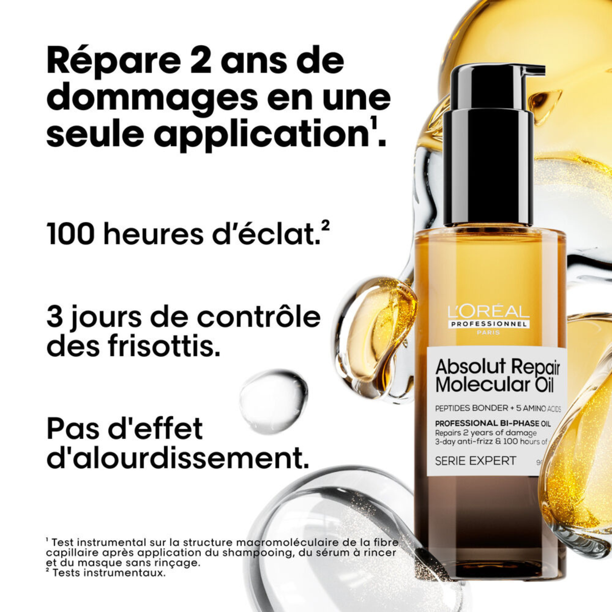 ABSOLUT REPAIR MOLECULAR - COFFRET DE NOËL ROUTINE SHAMPOOING, MASQUE ET HUILE