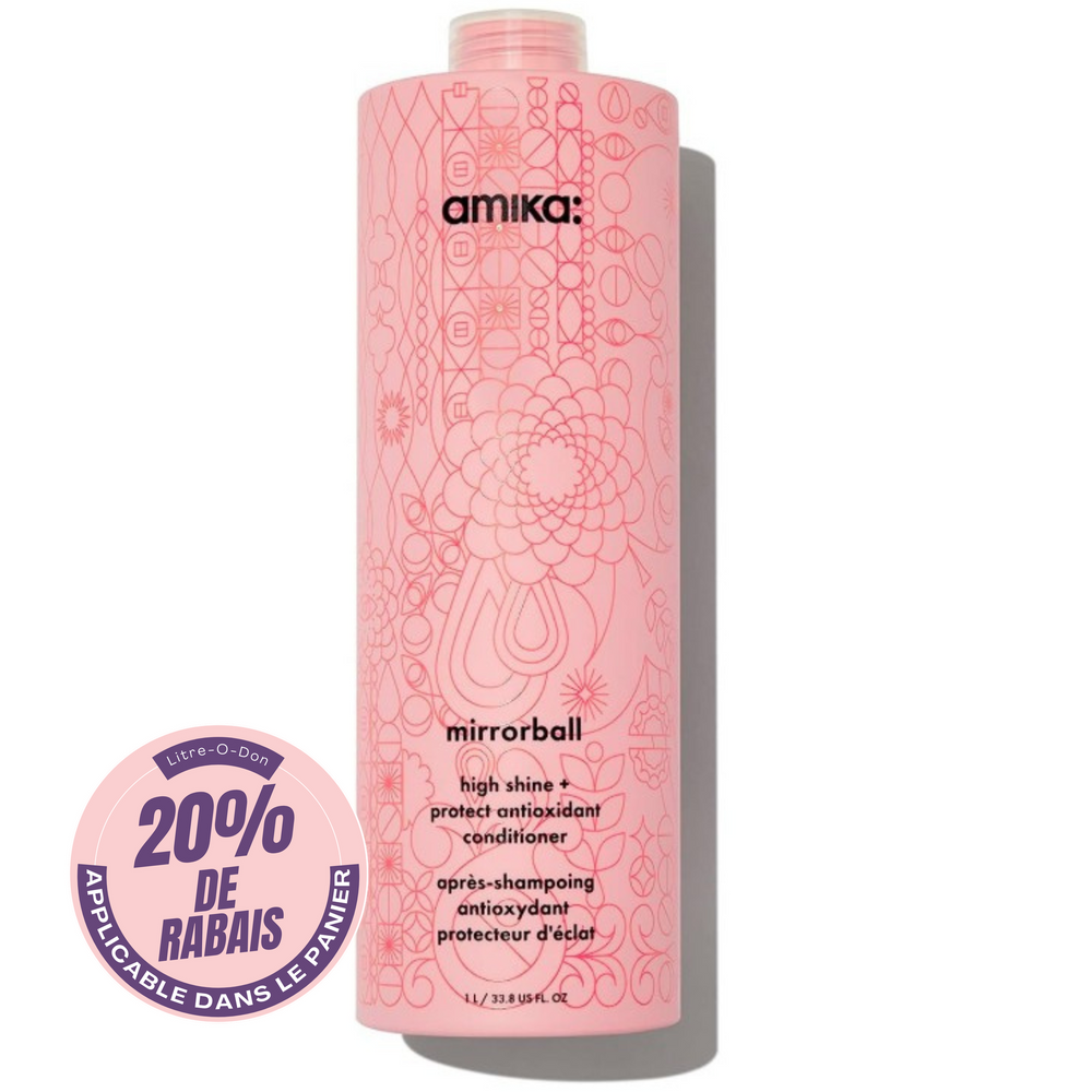 AMIKA_Mirrorball - Revitalisant antioxydant_1L-_Gisèle produits de beauté