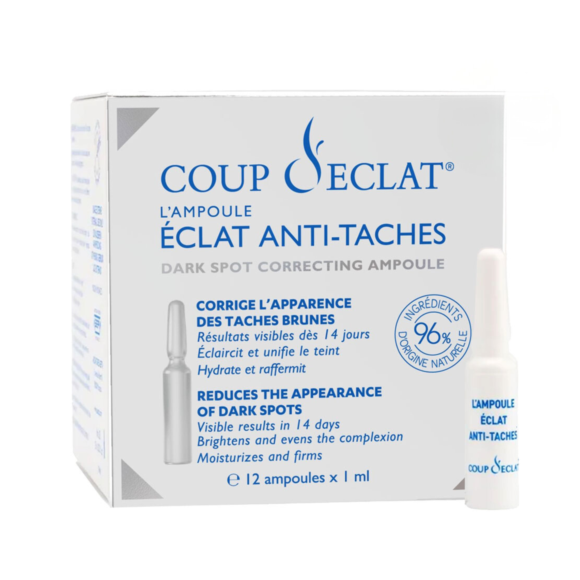 AMPOULES ÉCLAT ANTI-TÂCHES