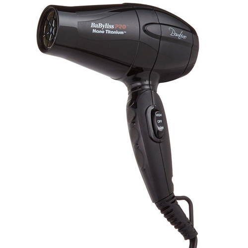 BABYLISS PRO_Babyliss Pro Bambino - Séchoir compact nano titanium_Noir-1000watts_Gisèle produits de beauté