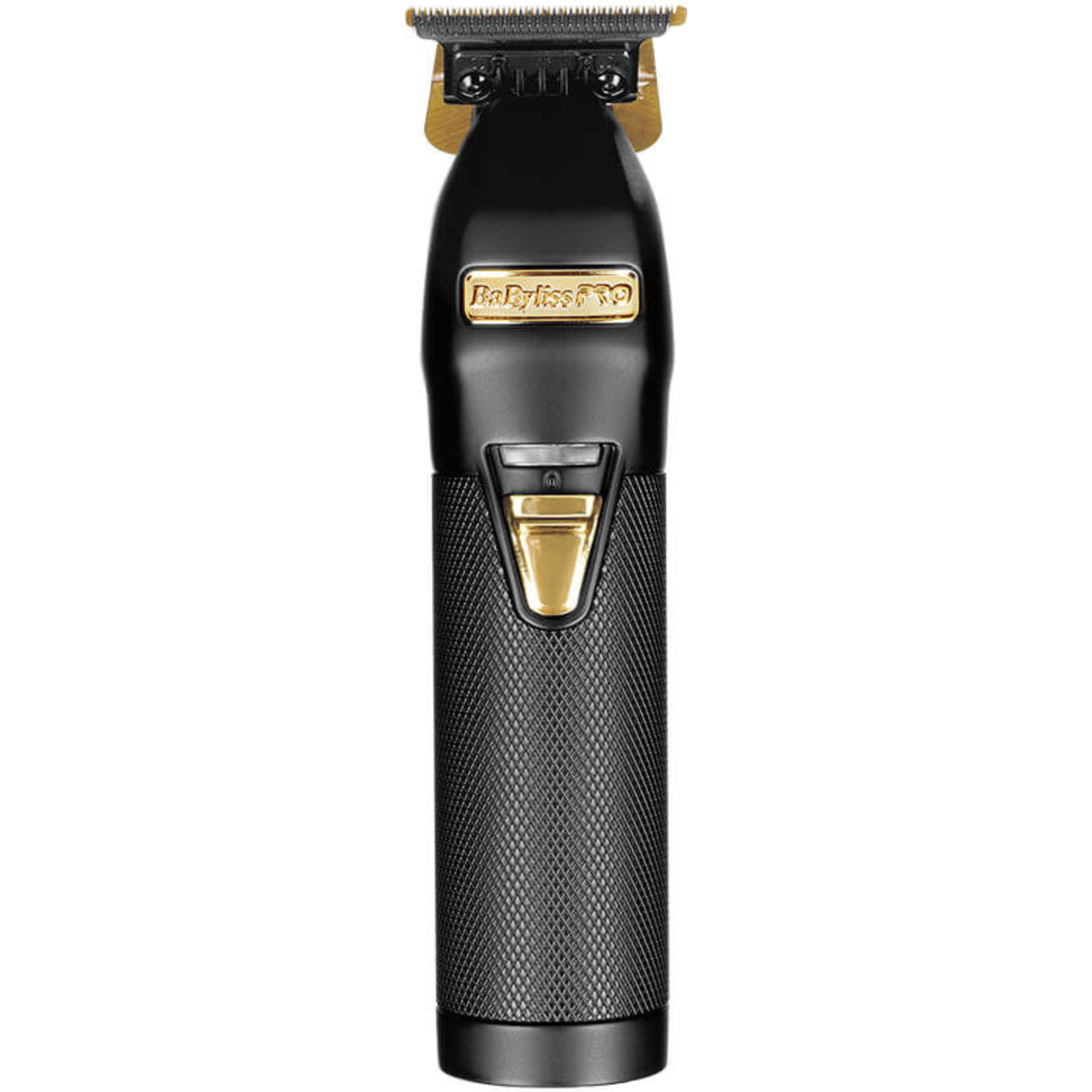 Tondeuse de finition professionnelle BaBylissPRO BlackFX Skeleton noire et dorée.