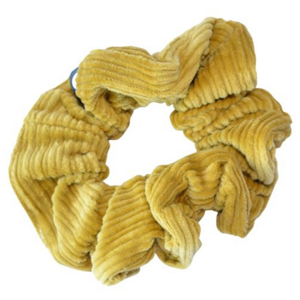 BALUCHON_Baluchon - Élastique chouchou corduroy_Jaune-_Gisèle produits de beauté