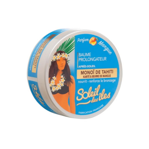 SOLEIL DES ÎLES_Baume prolongateur beurre de mangue et Monoï de Tahiti_150ml-_Gisèle produits de beauté