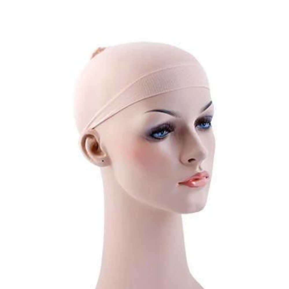 Bonnet en nylon-Bandeaux et foulards||Headbands and head scarves-FIRST LADY-Beige-Gisèle produits de beauté