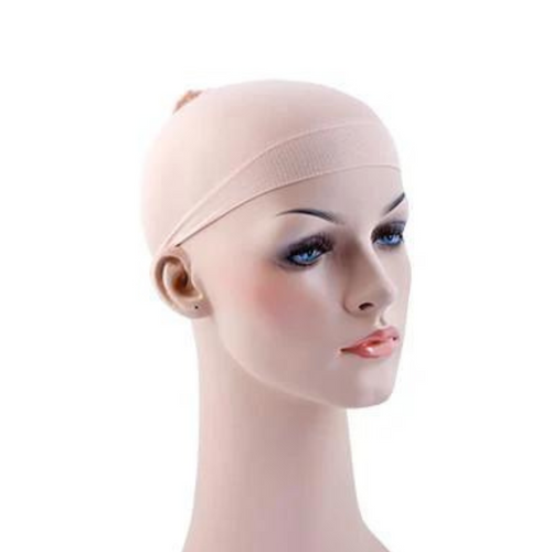 Bonnet en nylon-Bandeaux et foulards||Headbands and head scarves-FIRST LADY-Beige-Gisèle produits de beauté