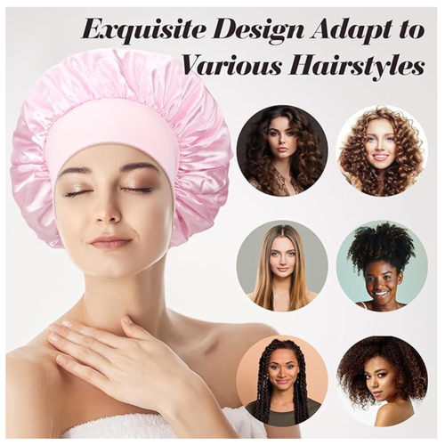 BONNET EN SATIN POUR DORMIR