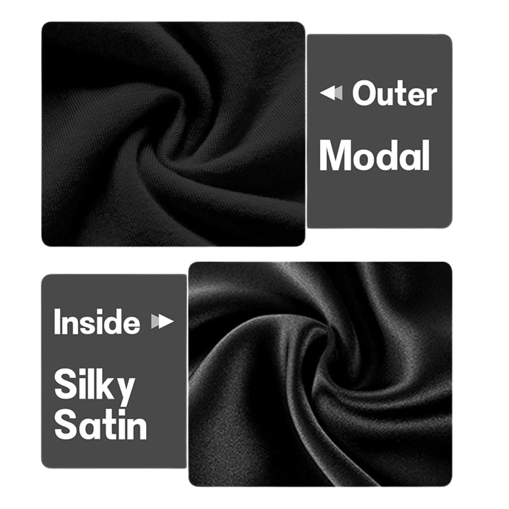 BONNET EN SATIN  POUR DORMIR