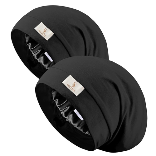 BONNET EN SATIN  POUR DORMIR