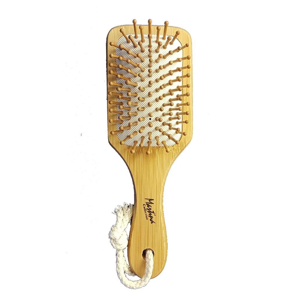 Brosse à cheveux en bamboo-Brosses & peignes||Brushes & Combs-MARTINA COLLECTION-Bois-Gisèle produits de beauté
