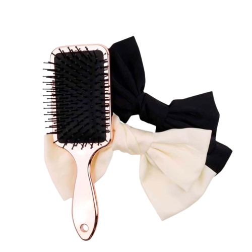 BROSSE CHROME DE LUXE AVEC BOUCLES POUR CHEVEUX