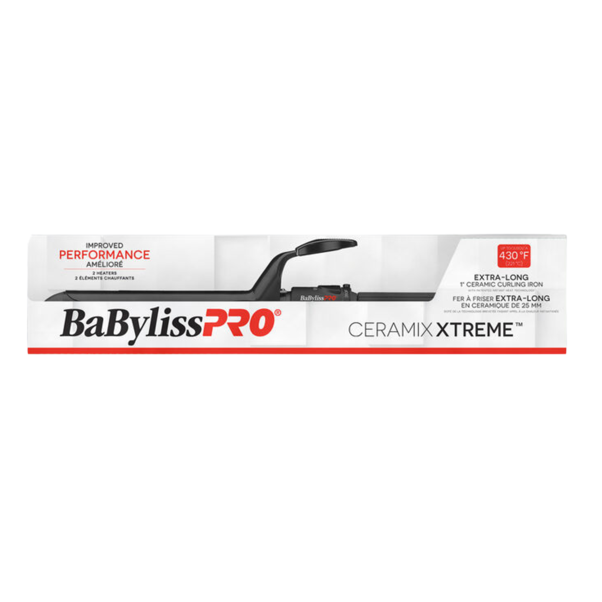 CERAMIX XTREME - EXTRA-LONG BARREL CURLING IRON 1"