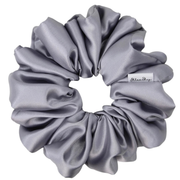 CHOUCHOU SATIN BRILLANT XL - ARGENT