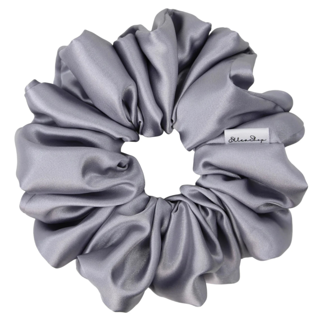 CHOUCHOU SATIN BRILLANT XL - ARGENT
