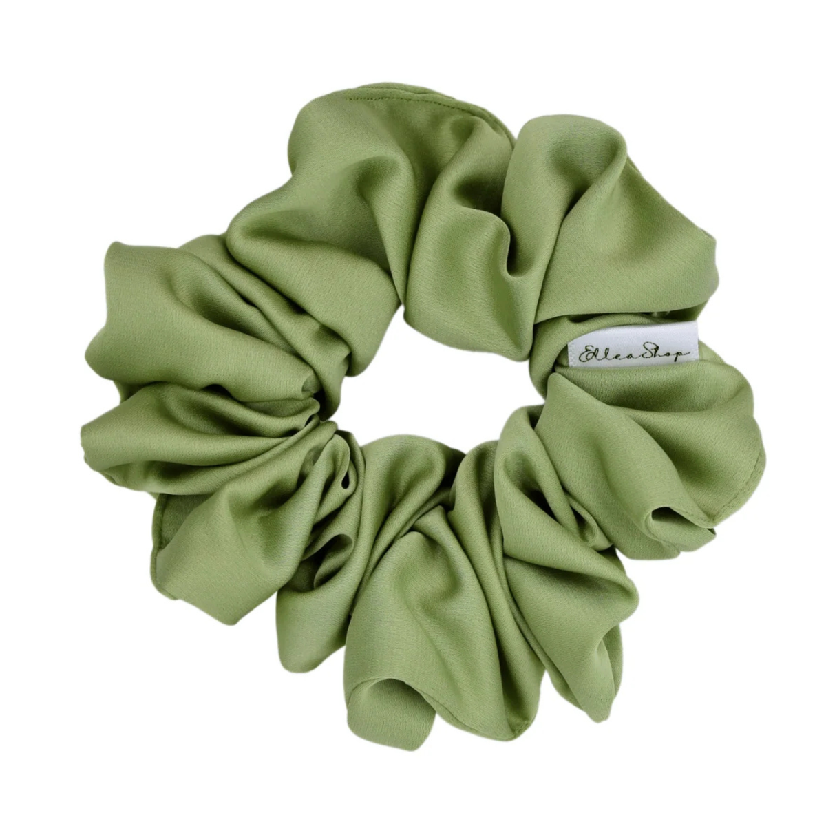 CHOUCHOU SATIN RÉGULIER - VERT PRAIRIE