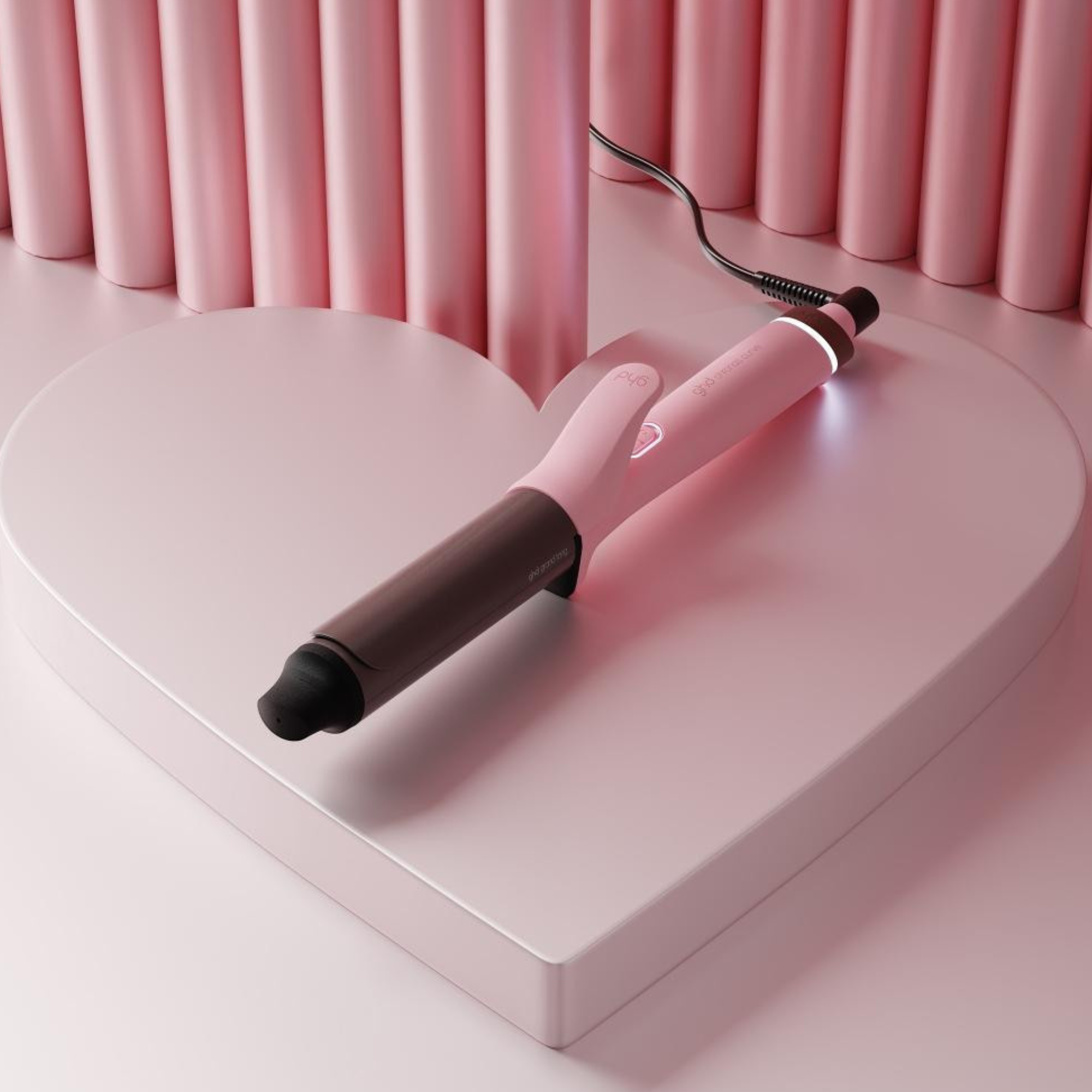 CHRONOS CURVE - FER À FRISER 1,5” ÉDITION LIMITÉE ROSE POUDRÉ