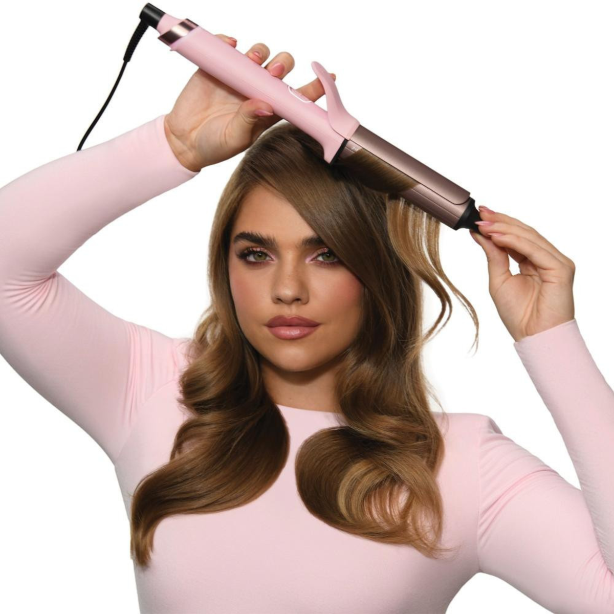 CHRONOS CURVE - FER À FRISER 1,5” ÉDITION LIMITÉE ROSE POUDRÉ
