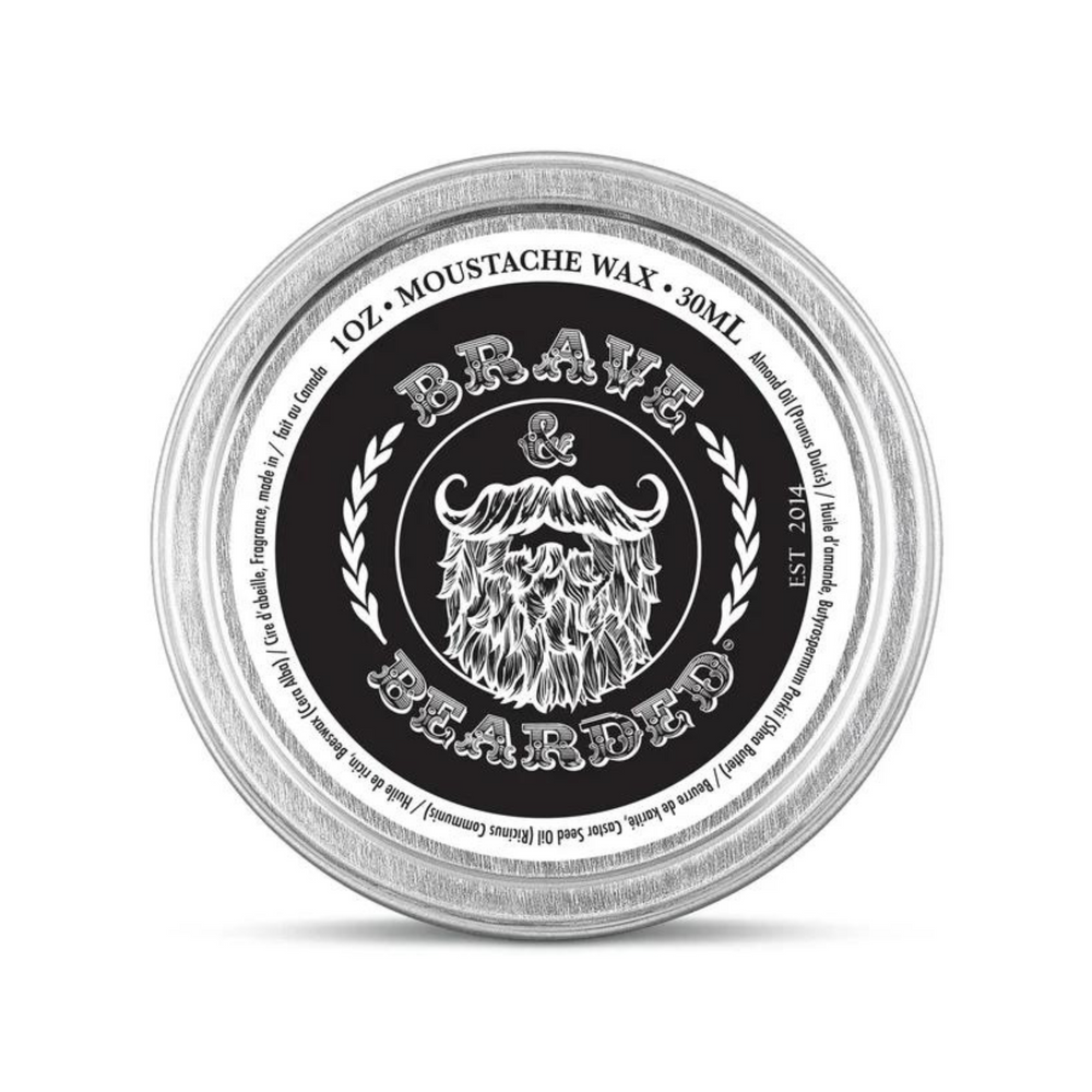 Cire à moustache-Cires||Wax-BRAVE N BEARDED-30ml-Âme brave-Gisèle produits de beauté