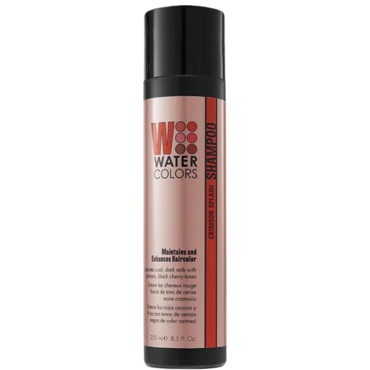 WATER COLOR_Classic - Shampooing pigmenté_Crimson Splash-250ml_Gisèle produits de beauté