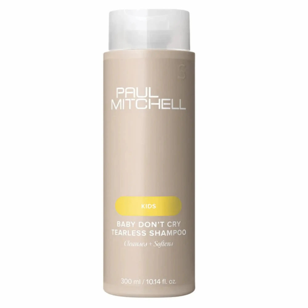 Bouteille de couleur brune du Shampooing Baby Don't Cry de Paul Mitchell 300ml.