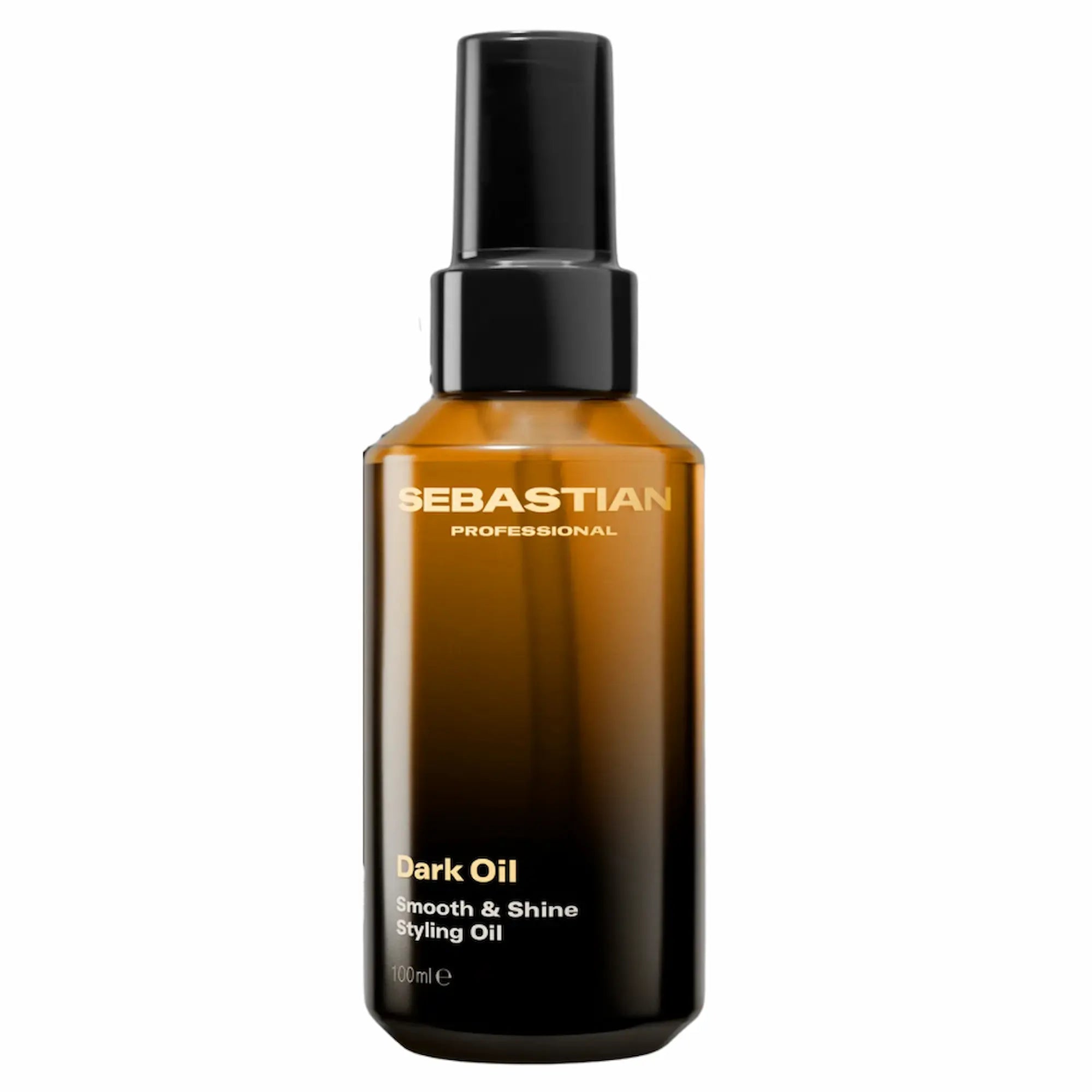 Sebastian Professional Dark Oil Smooth & Shine Huile de Coiffage Lissante et Brillante, 100 ml.