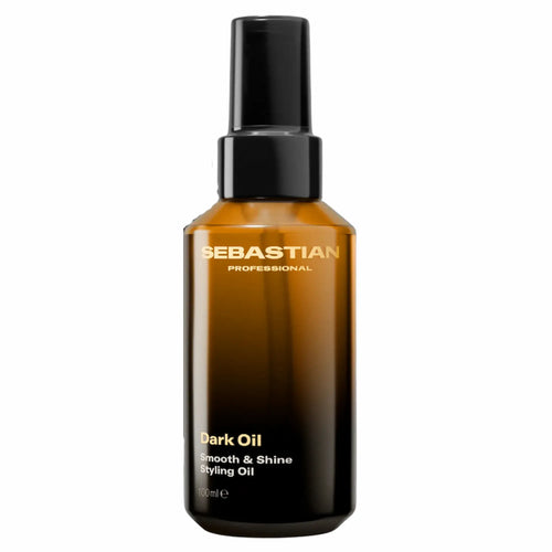 Sebastian Professional Dark Oil Smooth & Shine Huile de Coiffage Lissante et Brillante, 100 ml.