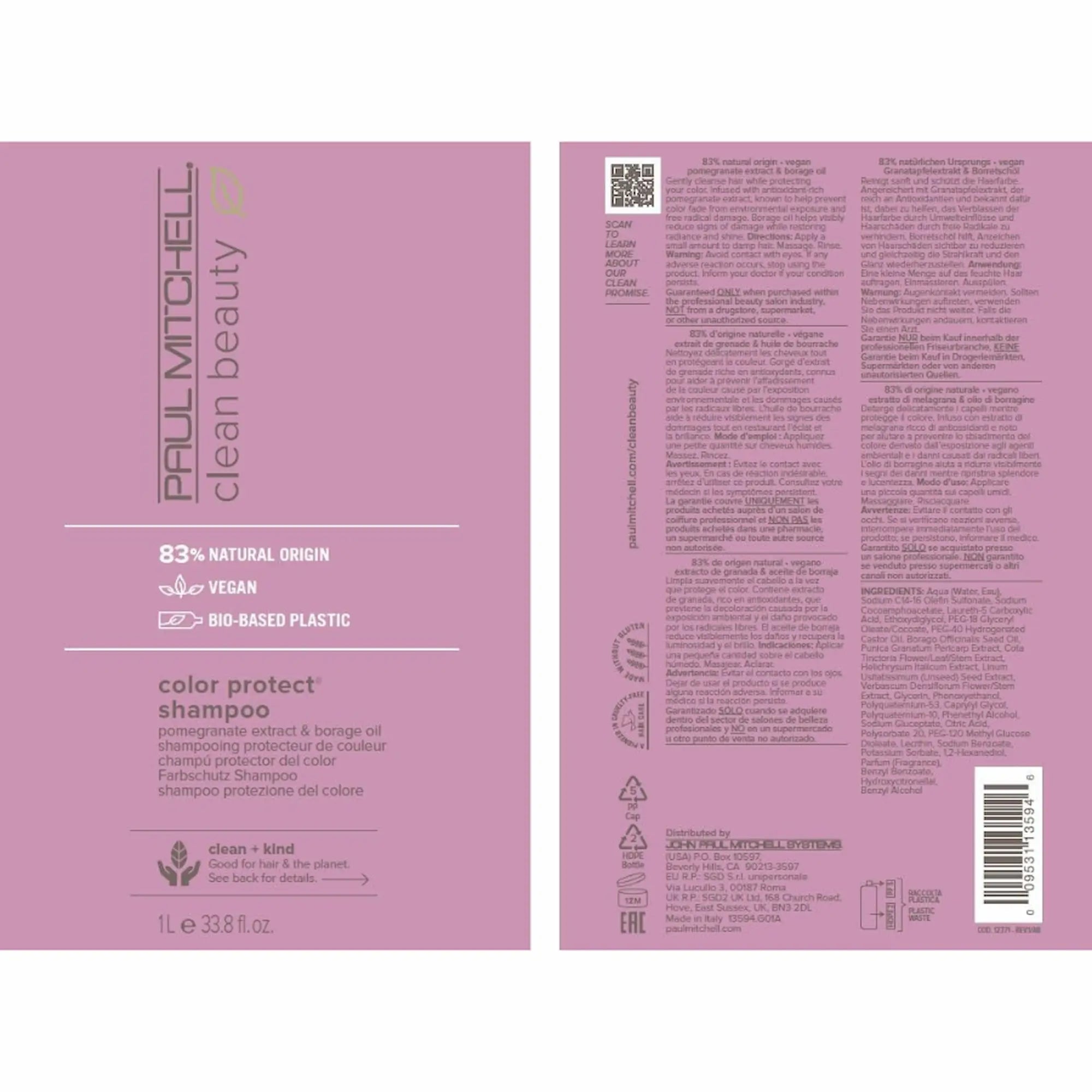 CLEAN BEAUTY - REVITALISANT PROTECTEUR DE COULEUR