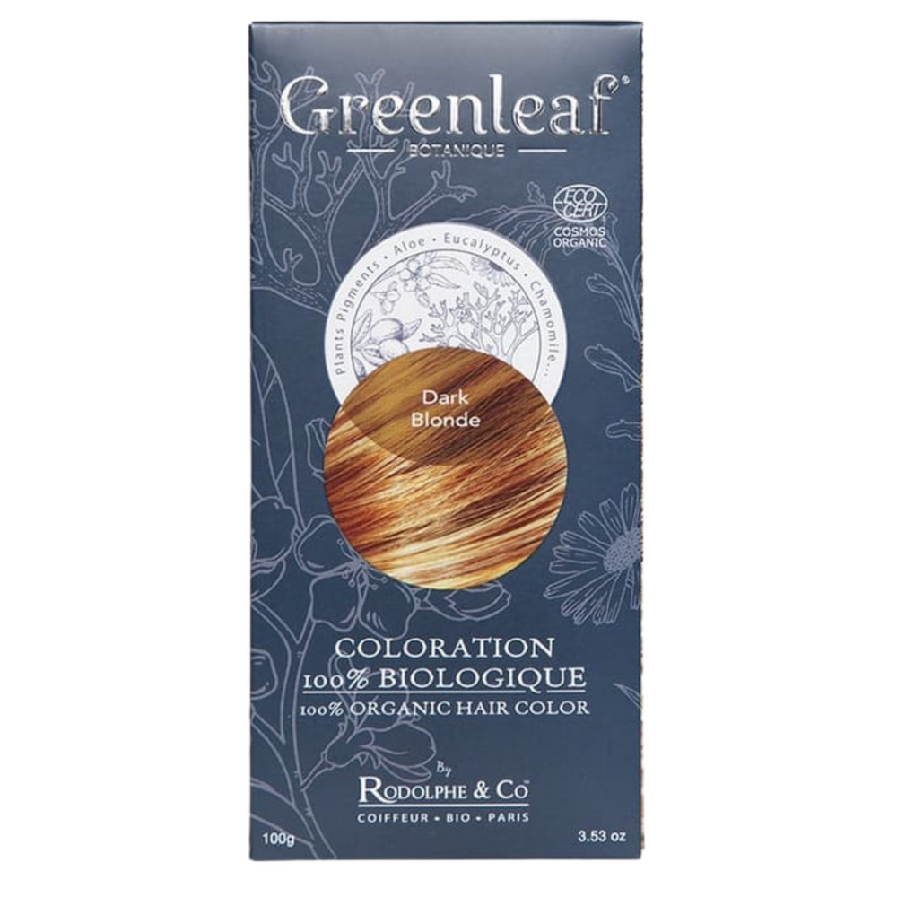 RODOLPHE & CO_Coloration Greenleaf Botanique_100g-Dark Blonde_Gisèle produits de beauté